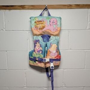 Full Throttle Infant Kids Girls Mermaid Swim Life Jacket <50 lbs